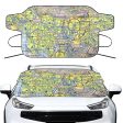 VFR Chart  Designed Car Windshield Snow Covers Fashion