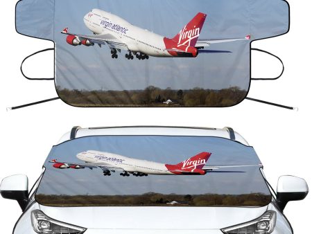 Virgin Atlantic Boeing 747 Designed Car Windshield Snow Covers Online now