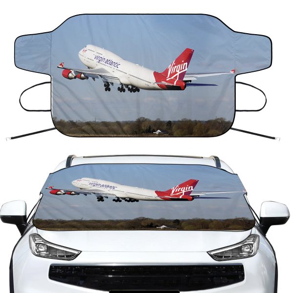 Virgin Atlantic Boeing 747 Designed Car Windshield Snow Covers Online now