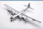 1:144 Scale Model American B-29 Super Flying Fortress Four-engine Heavy-Duty Propeller Bomber With Fat Man Fashion