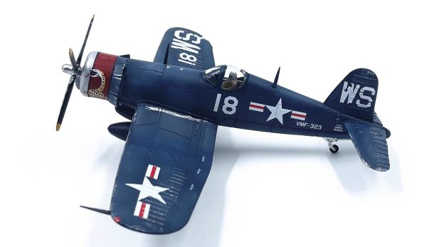 1 72 F4U VMFA-323 Death Tattlers 18  Fighter Airplane Model For Sale