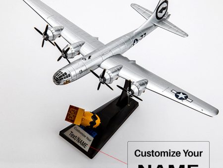 1:144 Scale Model American B-29 Super Flying Fortress Four-engine Heavy-Duty Propeller Bomber With Fat Man Fashion