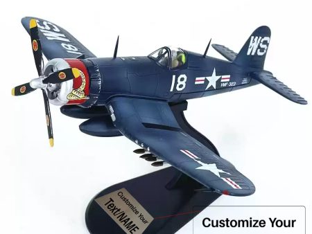 1 72 F4U VMFA-323 Death Tattlers 18  Fighter Airplane Model For Sale