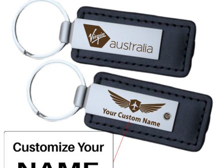 Virgin Atlantic- Airlines Designed PU Leather Key Chains Sale