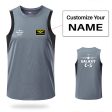 Galaxy C-5 & Plane Designed Sleveless Quick Dry Sports Tank Tops Sale