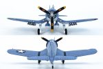 1 72 F4U DAPHNE C VMF-213 Solomon Islands campaign Fighter Airplane Model Cheap