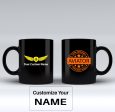 %100 Original Aviator Designed Black Mugs Discount