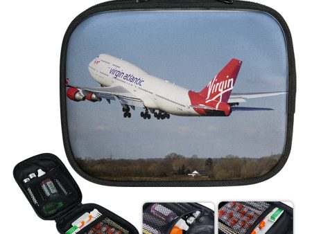 Virgin Atlantic Boeing 747 Designed Travel & Medical Storage Bags Hot on Sale