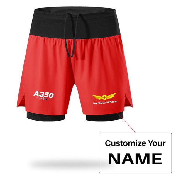 Super Airbus A350 Designed Quick Dry Fitness Shorts Cheap