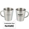 Virgin Atlantic- Airlines Designed Stainless Steel Coffee Mugs Online Hot Sale