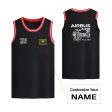 Airbus A330neo & Trent 7000 Designed Basketball Style Sports Tank Tops For Cheap