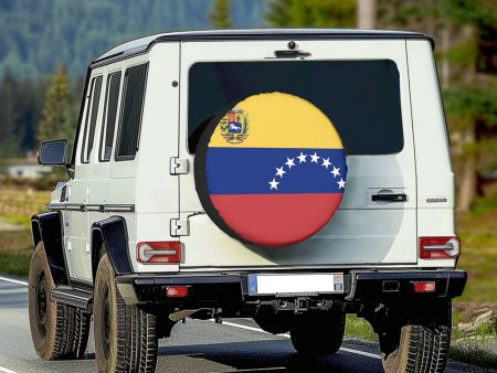 Venezuella Flag Designed Tire Cover Cases Cheap