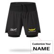 The Airbus A220 Designed Quick Dry Fitness Shorts Online Hot Sale