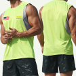 Your Custom Name & Flag (Badge 4) Designed Sleveless Quick Dry Sports Tank Tops Online