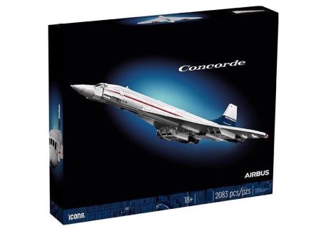 10318 ICONS Concorde Airbus Famous Supersonic Commercial Passenger Airplane Model Online Sale