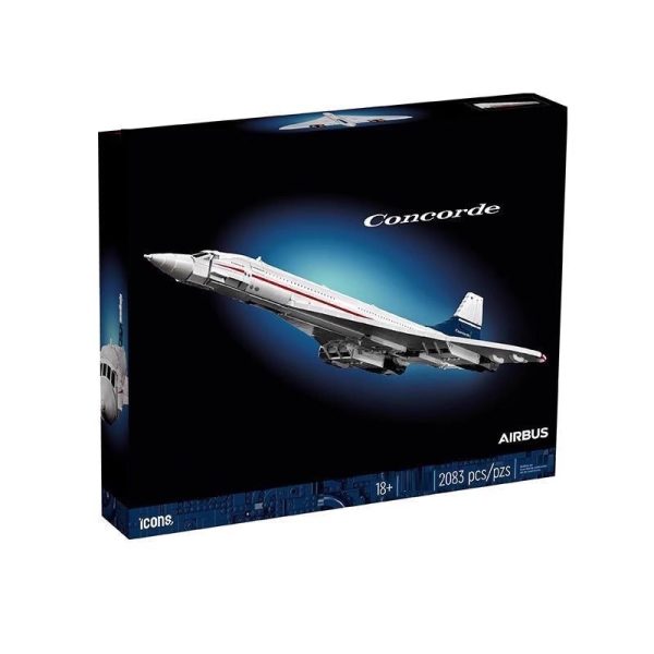 10318 ICONS Concorde Airbus Famous Supersonic Commercial Passenger Airplane Model Online Sale