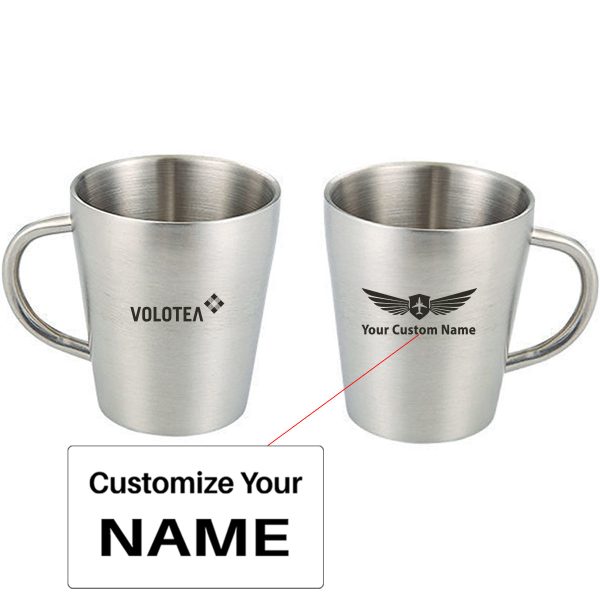 Volotea Airlines Designed Stainless Steel Coffee Mugs For Discount