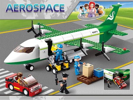 383pcs AIRBUS Air Space Street View Civil Aviation City Passenger Plane Cargo Airport Airplane Model Online Hot Sale