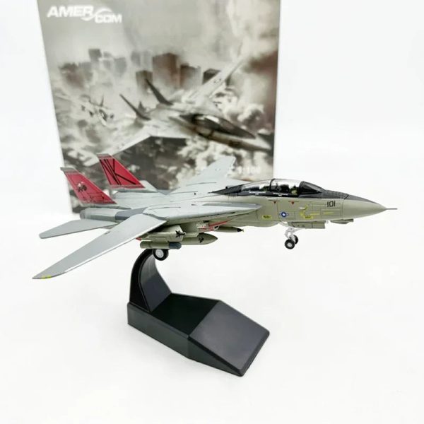 1 100 Grumman F-14 Tomcat Interceptor VF-103 Airplane Model Cheap