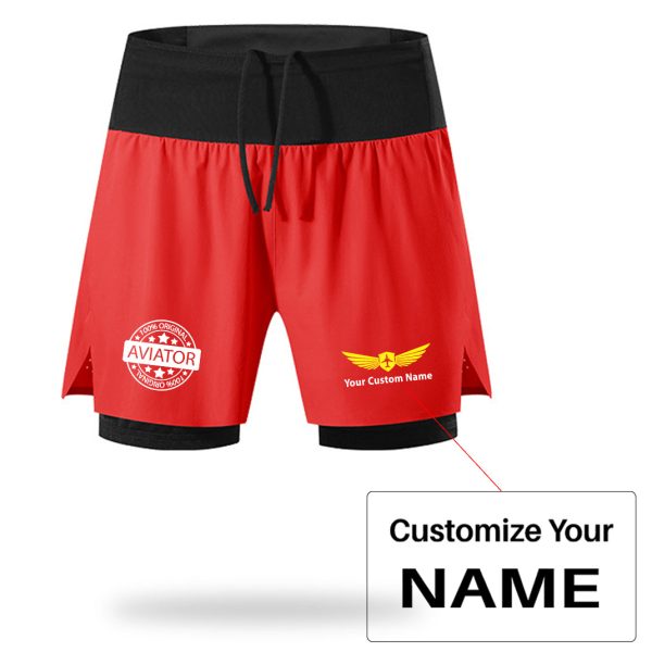 %100 Original Aviator Designed Quick Dry Fitness Shorts Online Hot Sale