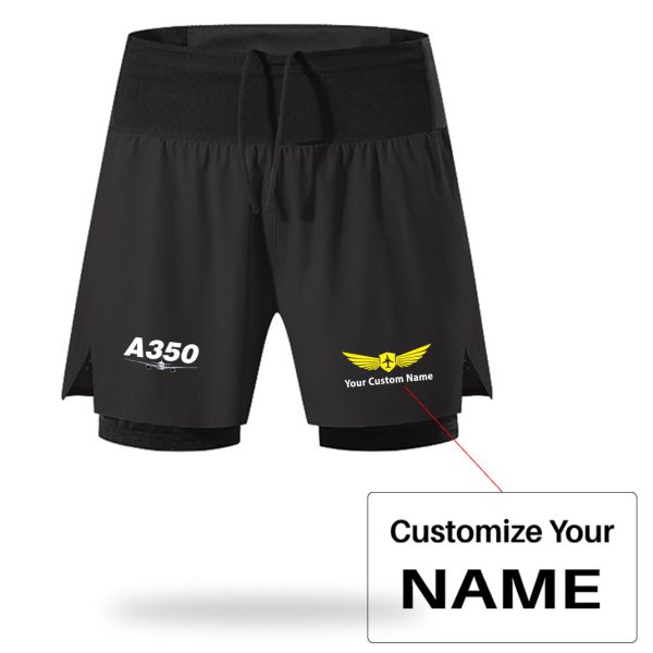 Super Airbus A350 Designed Quick Dry Fitness Shorts Cheap