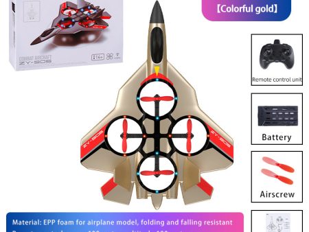 Zy905 360 Degree Stunt Rotating Hover Remote Control Foam Aircraft Children s Toy Adult Glider Four Axis Aircraft UAV Online now