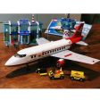 703PCS New Airport Station Terminal Building Blocks Set Compatible 3182 Construction Airplane Online now