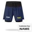 Super Airbus A350 Designed Quick Dry Fitness Shorts Cheap